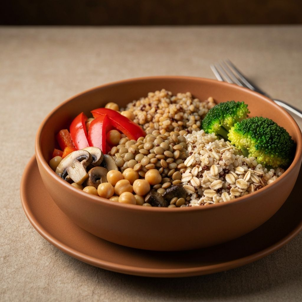 Getreideschale mit Gemüse